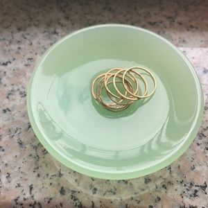 Melissa Joy Manning set of 8 stacking rings